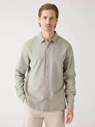 KNOWLEDGE COTTON APPAREL | Chemise Coupe Regular | olive